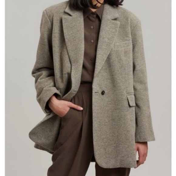 VANESSA HONG Jackets & Blazers - Vanessa Hong X Birgitte Herskind Wilma Blazer In Dark Morreto Size 2 US 34 NWT